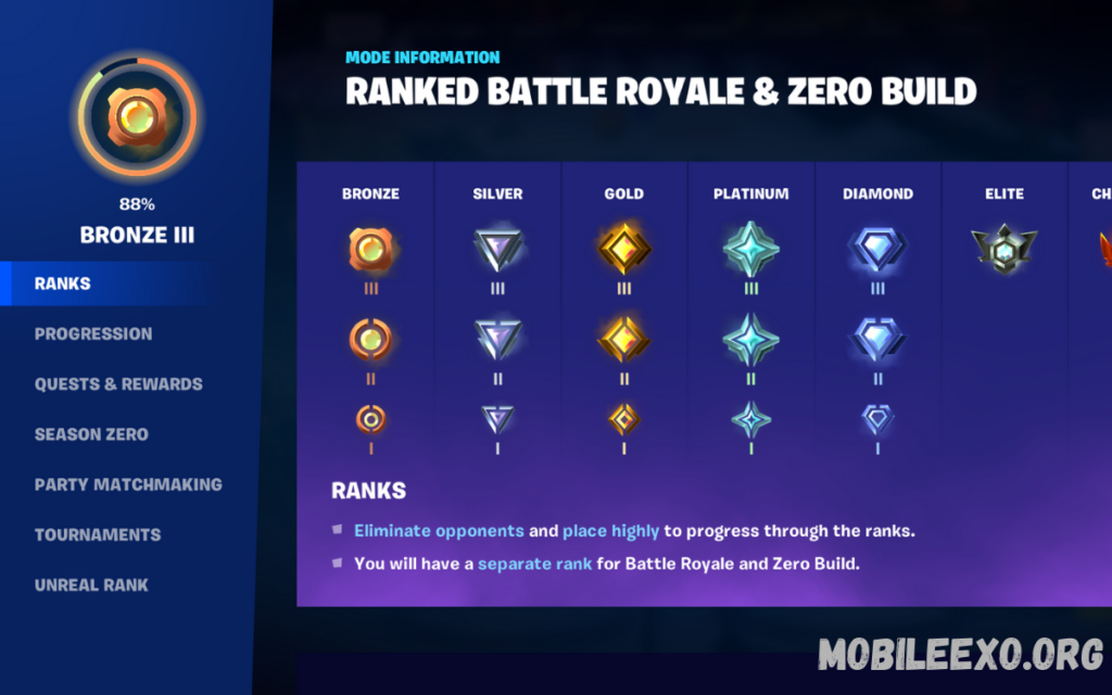 Ranked Mode In Battle Royale