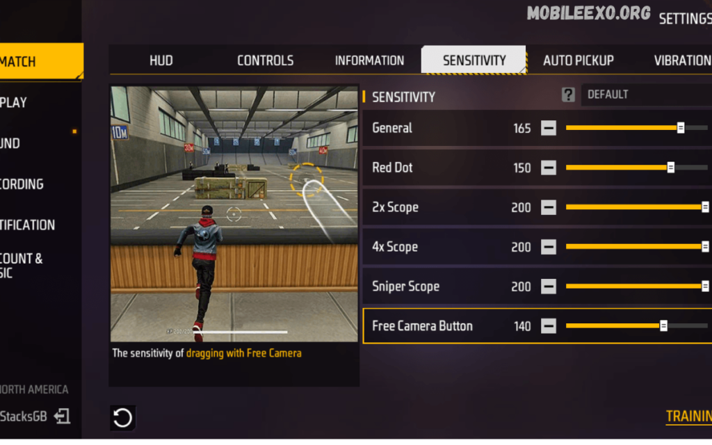 Free Fire Settings
